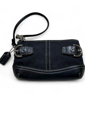Coach Monogram Wristlet